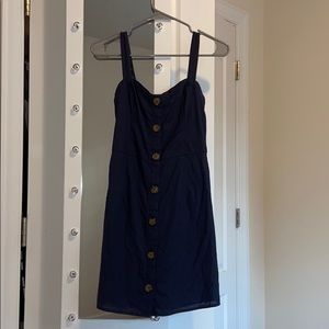 Navy mini dress